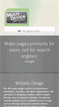 Mobile Screenshot of multidesignservices.com